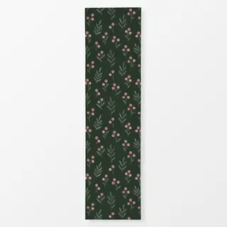 Tischläufer Winterbeeren grün