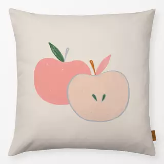 Kissen Apfel Duo rosa