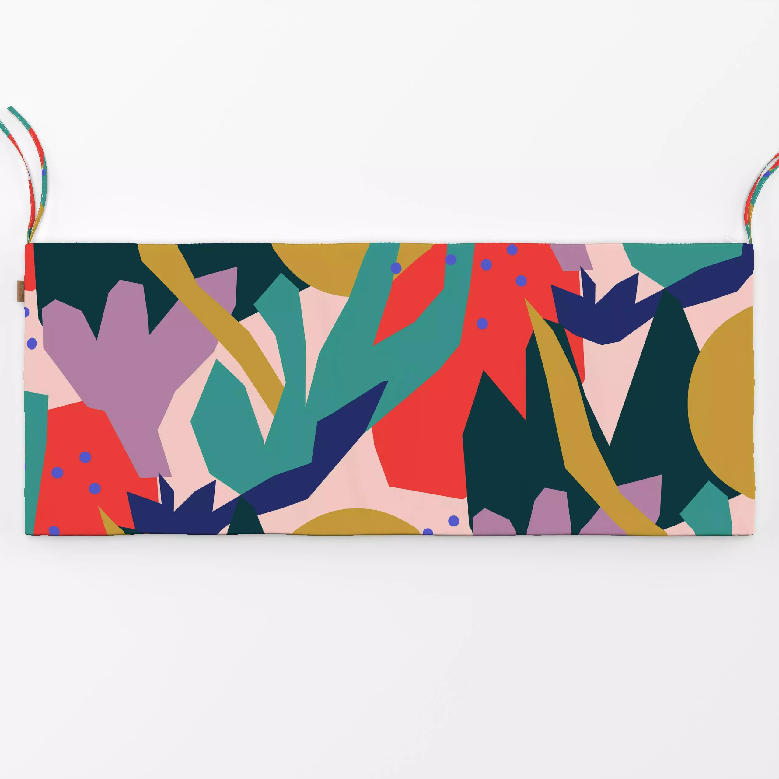 Bankauflage Mountain Rock Desert Sun - Sommer, Symbole & Muster, Pflanzen & Botanik - von „Julia Schumacher“; Zweig, abstrak...