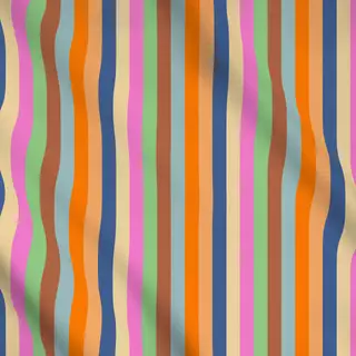 Meterware Herbst Streifen