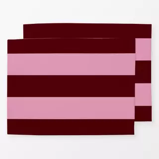 Tischset Happy Kids Stripes Pink