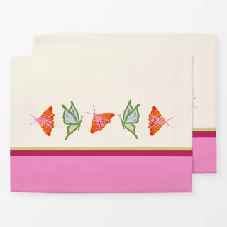 Tischset Schmetterling Pink