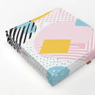 Bodenkissen pastell 80s