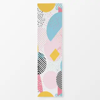 Tischläufer pastell 80s