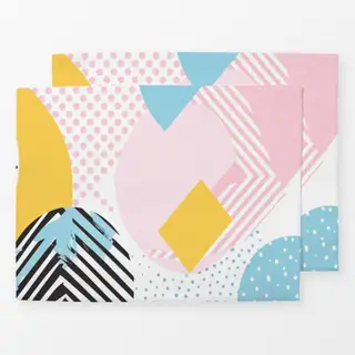 Tischset pastell 80s