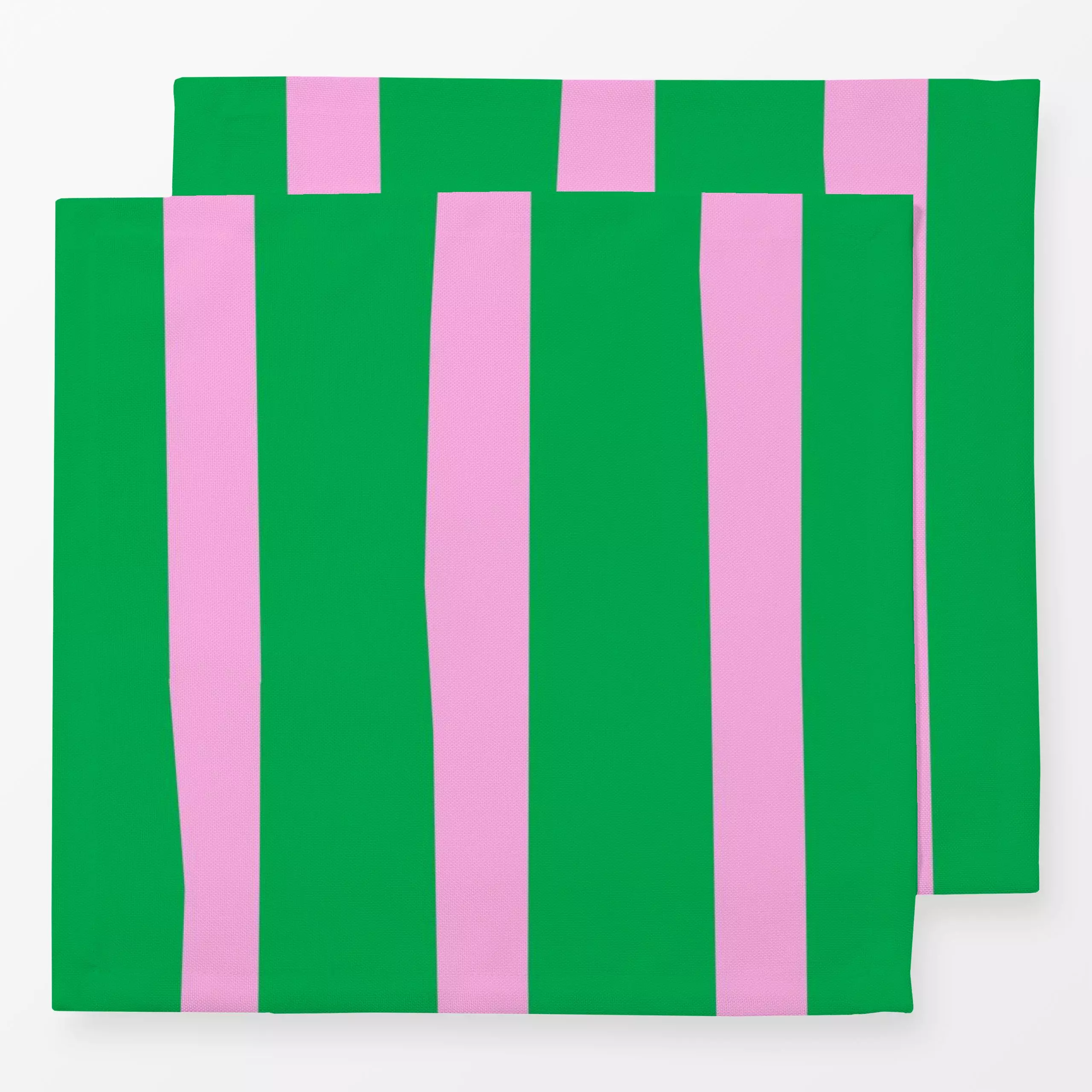 Servietten Big stripes pink green - Symbole & Muster - von „Lisa Jasmin Bauer"; Streifen, Farben, farbenfroh, colorful, gest...
