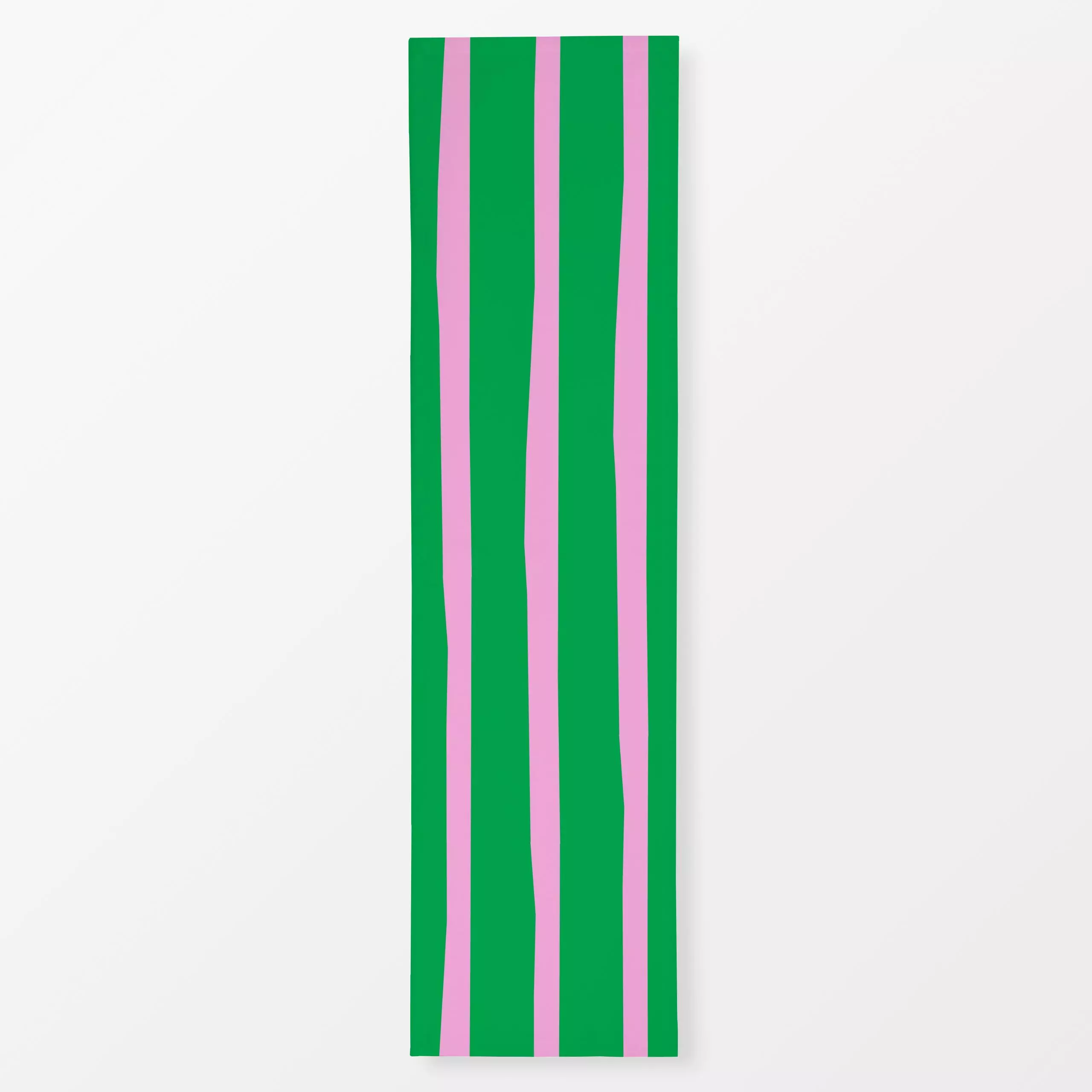 Tischläufer Big stripes pink green - Symbole & Muster - von „Lisa Jasmin Bauer"; Streifen, Farben, farbenfroh, colorful, ges...