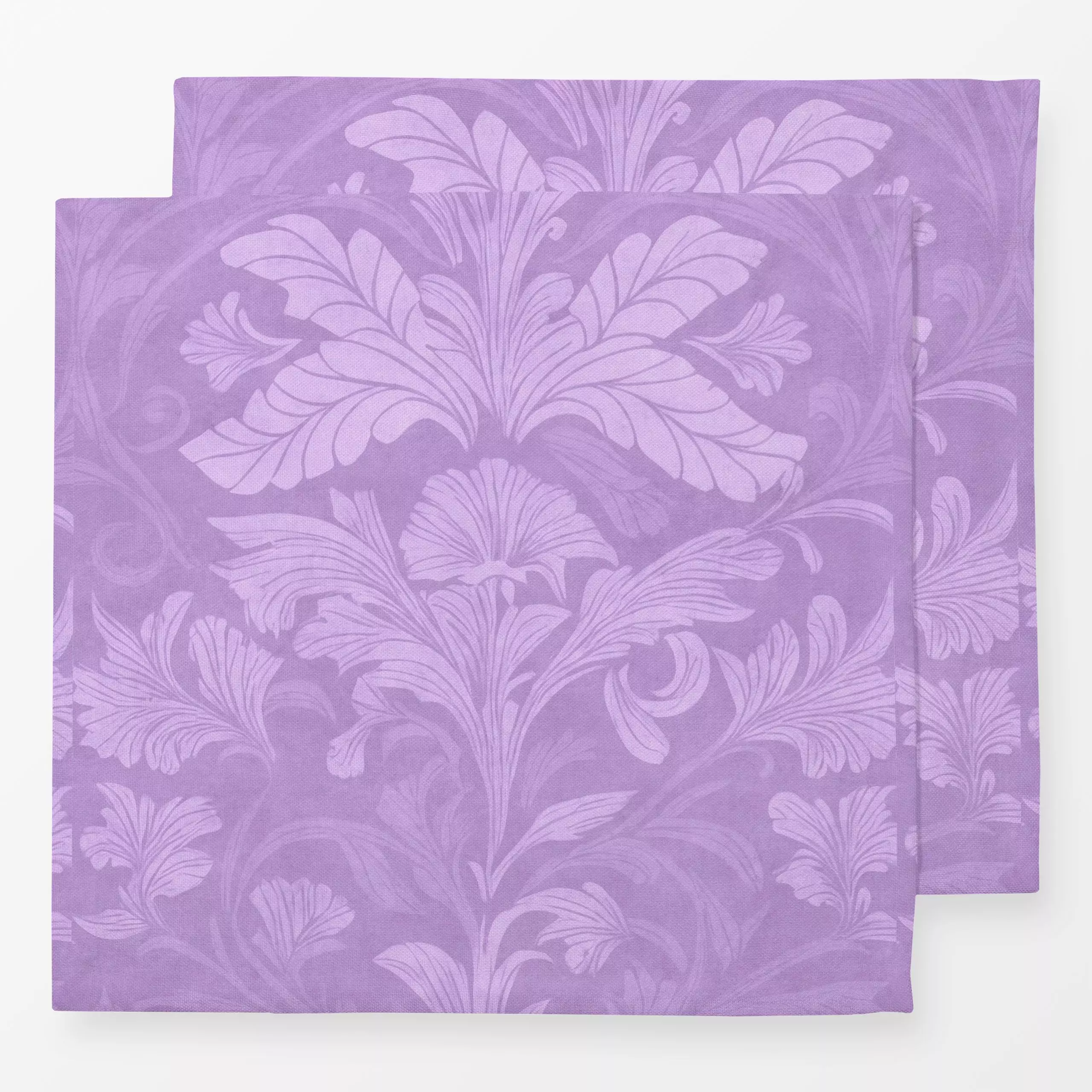 Servietten Florales Design Style Purple - Blumen & Florales, Retro & Vintage - von „Andrea Haase"; floral, vintage, Elegant,...
