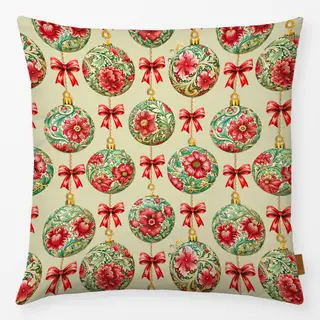 Kissen Vintage Christmas Beige