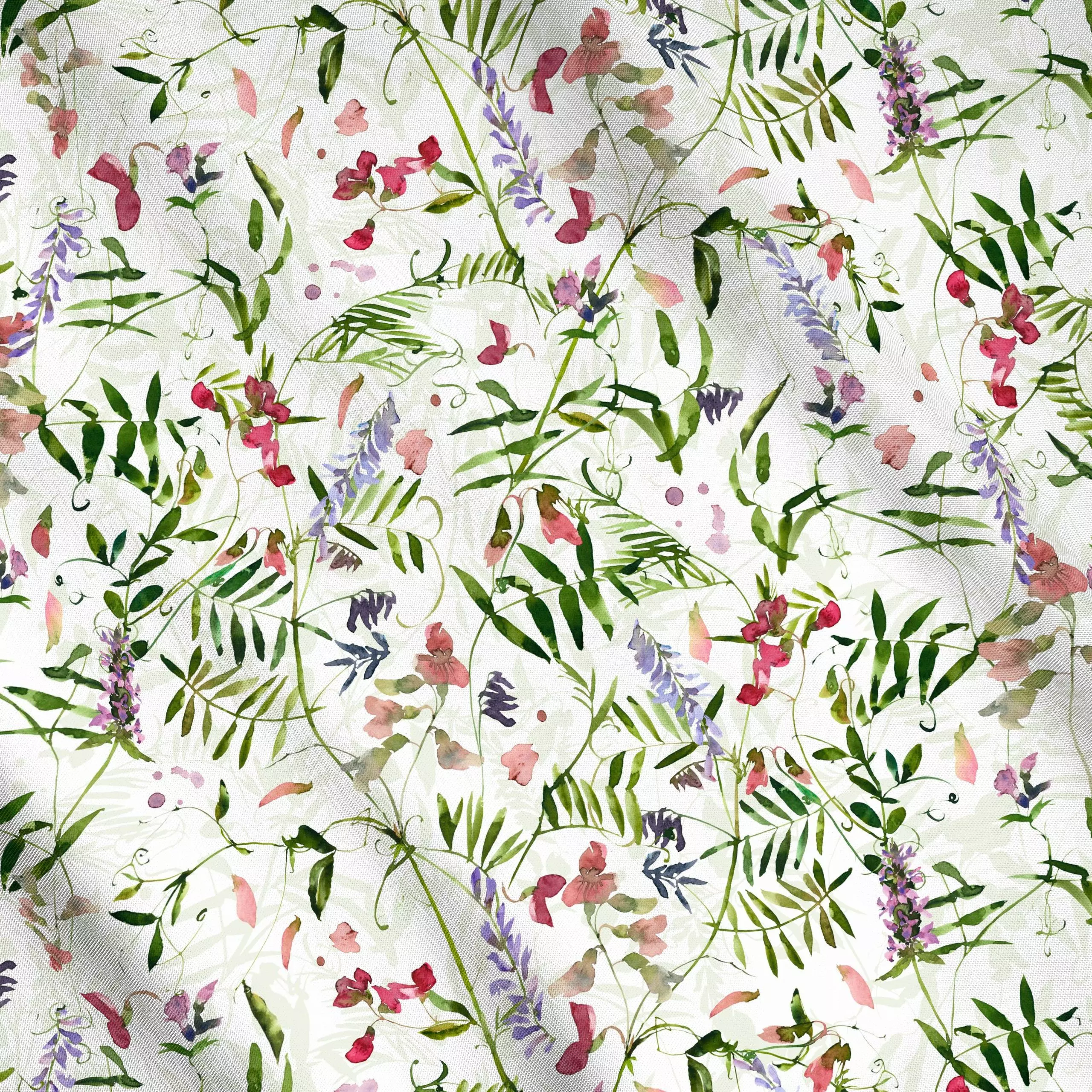 Meterware Wilde Ranken - Blumen & Florales, Sommer, Pflanzen & Botanik - von „Uta Naumann"; Natur, Blumen, Garten, Wildblume...