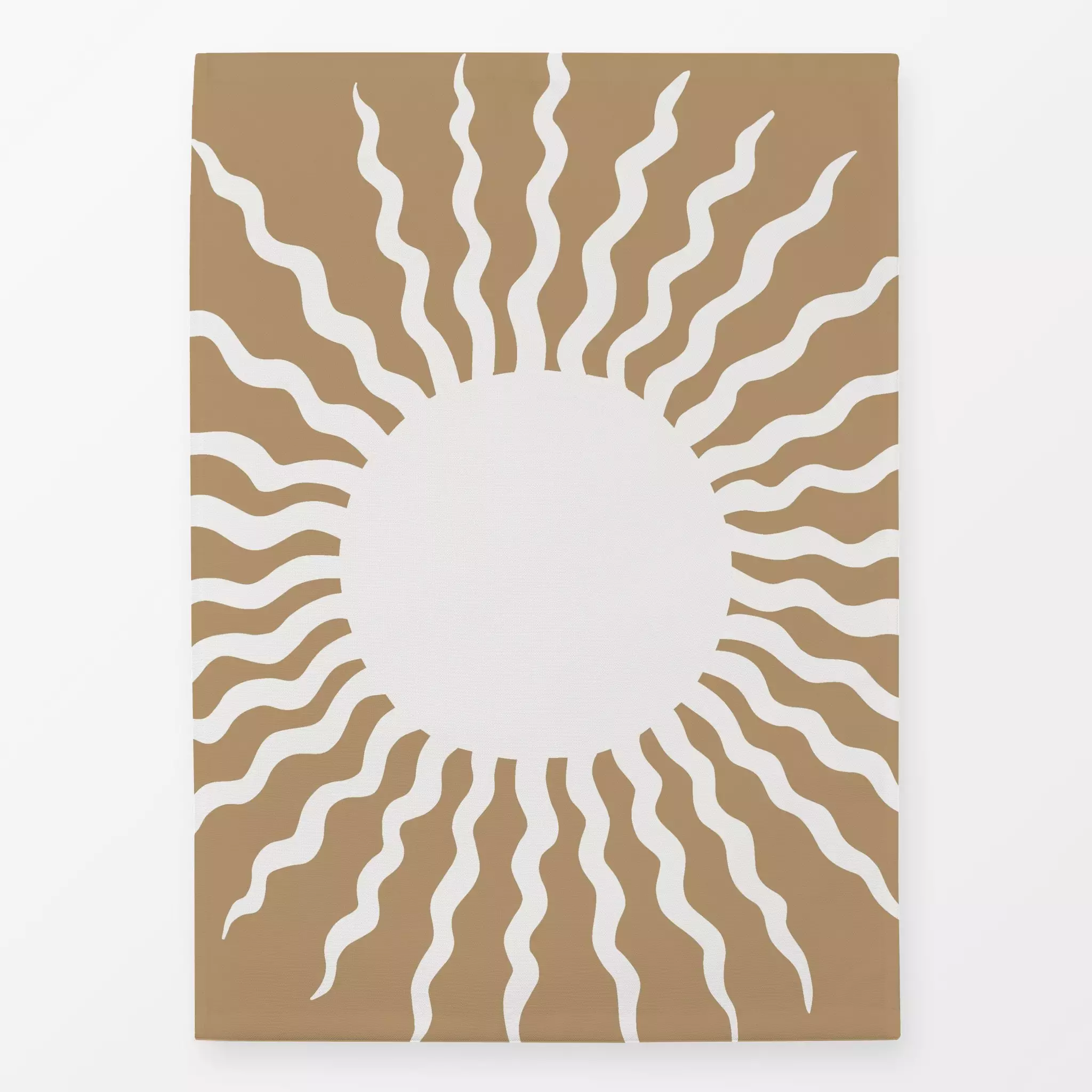 Geschirrtuch Große Sonne Beige Große Sonne Beige