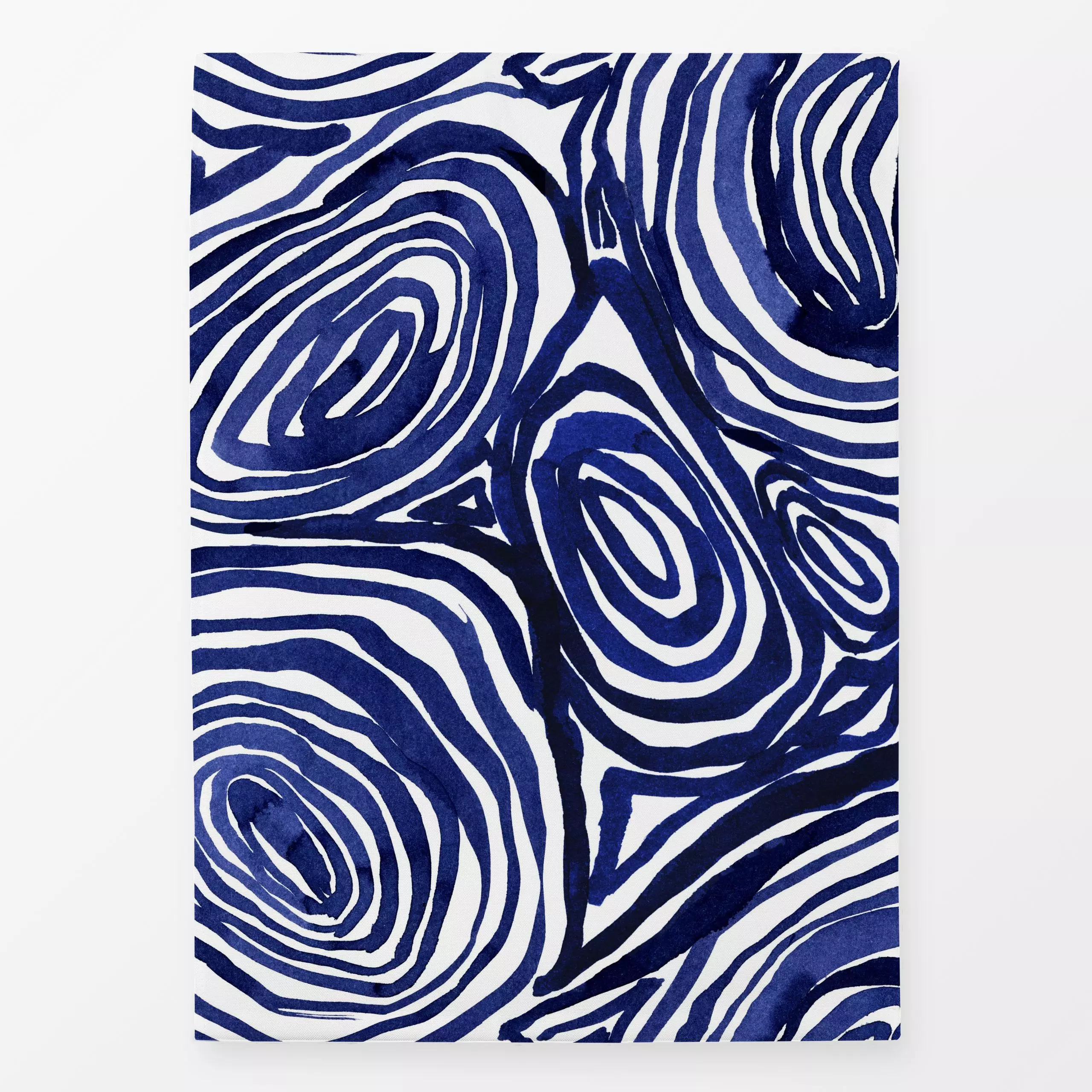 Geschirrtücher Seaside Notes 5 - Sommer, Symbole & Muster - von „Janna Schipper"; Aquarell, linie, Pinsel, abstrakt, Meer, K...