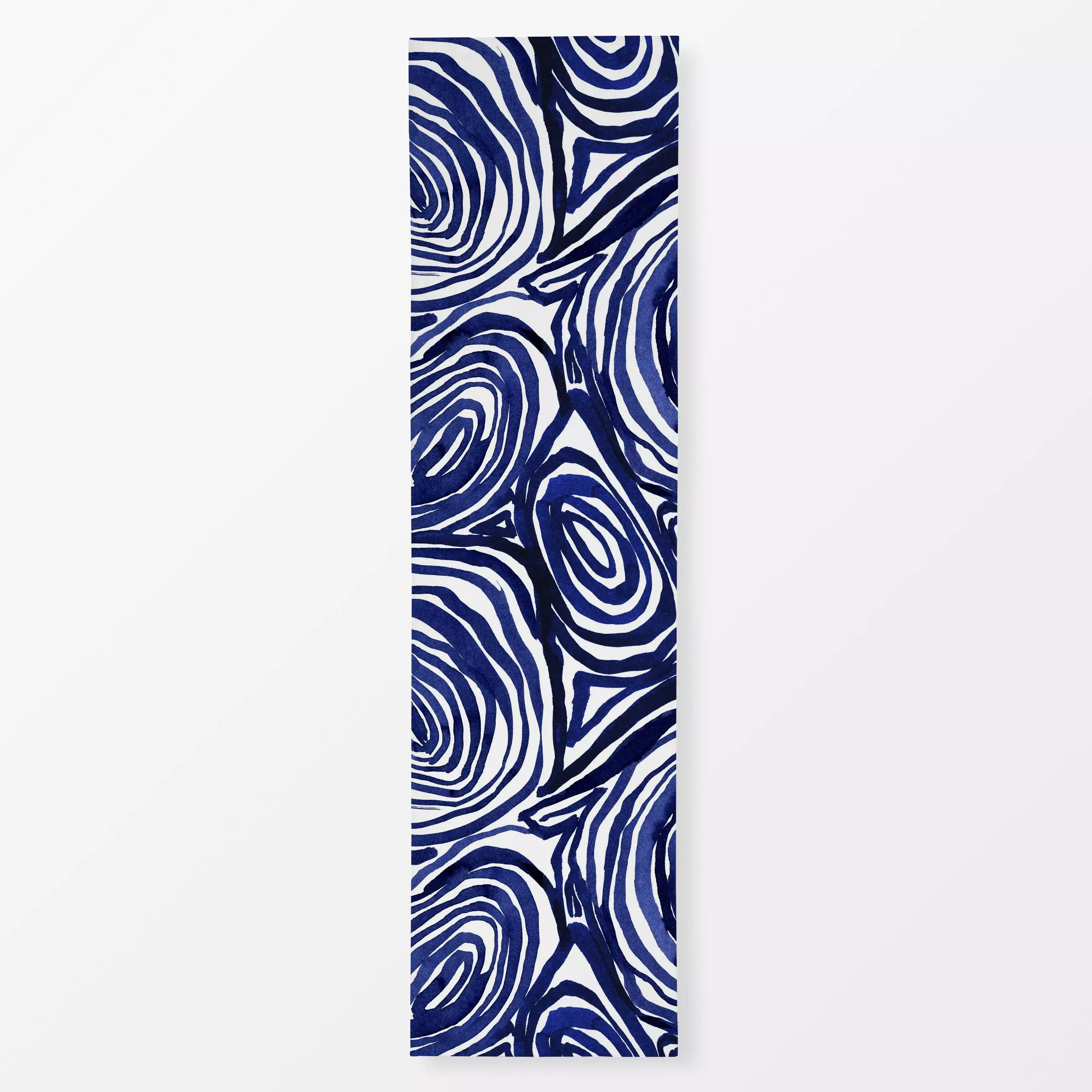 Tischläufer Seaside Notes 5 - Sommer, Symbole & Muster - von „Janna Schipper"; Aquarell, linie, Pinsel, abstrakt, Meer, Krei...