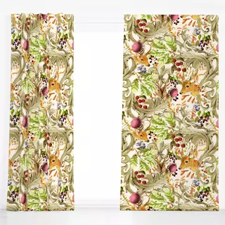 Dekovorhang Mystischer Herbstwald