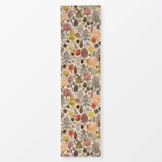 Tischläufer Autumn Trees Forest Terrakotta