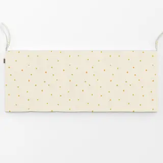 Bankauflage Kleine Punkte Polka Dots Gelb