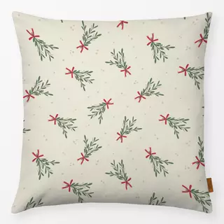 Kissen Mistelnstrauss Allover Creme