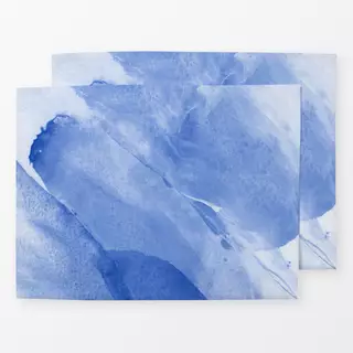 Tischset Brush strokes blue 2