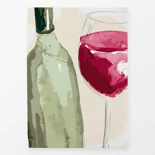 Geschirrtücher Red Wine Hour
