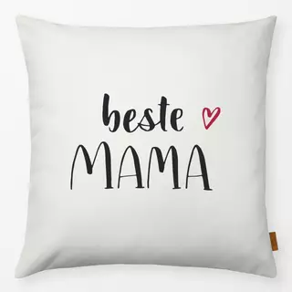 Kissen Beste Mama offwhite