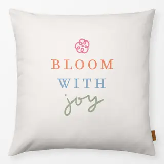 Kissen Bloom with joy bunt