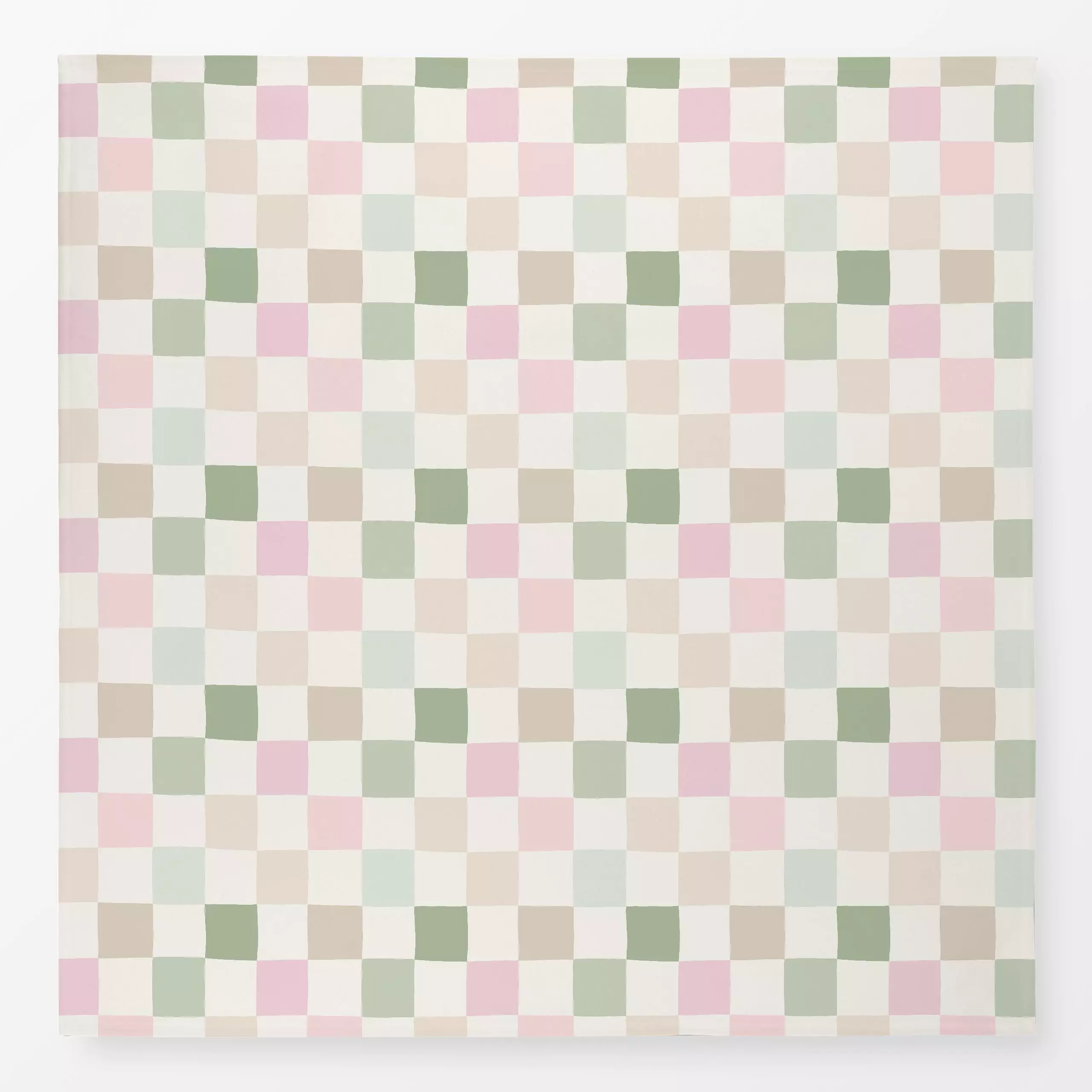 Tischdecke Karo rosa grün, gemustert, von Studio Kesse