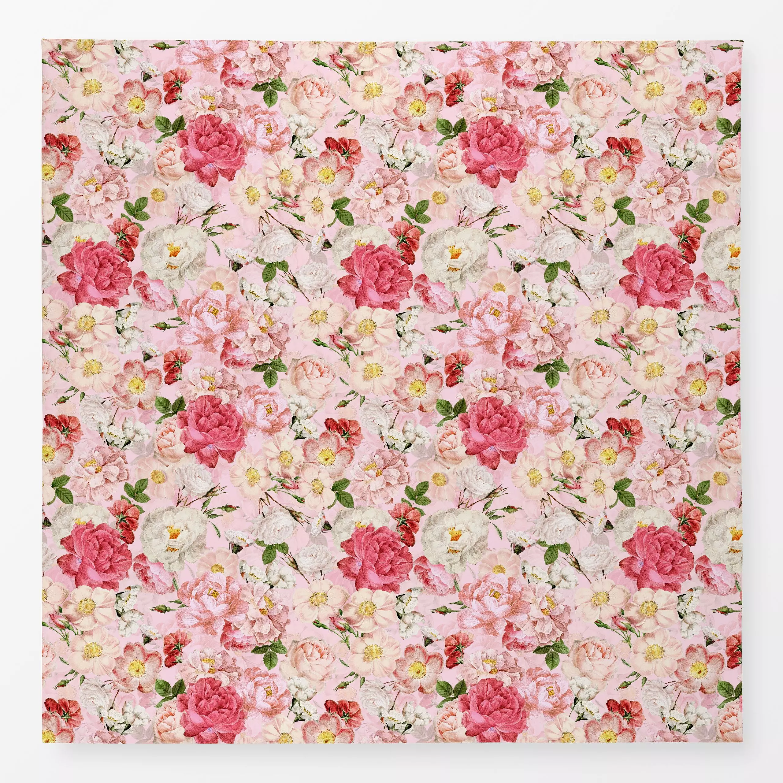 Tischdecke Redouté Rosen Garten 8 - Blumen & Florales, Retro & Vintage - von „Uta Naumann"; Blumen, Rosen, Garten, Botanisch...