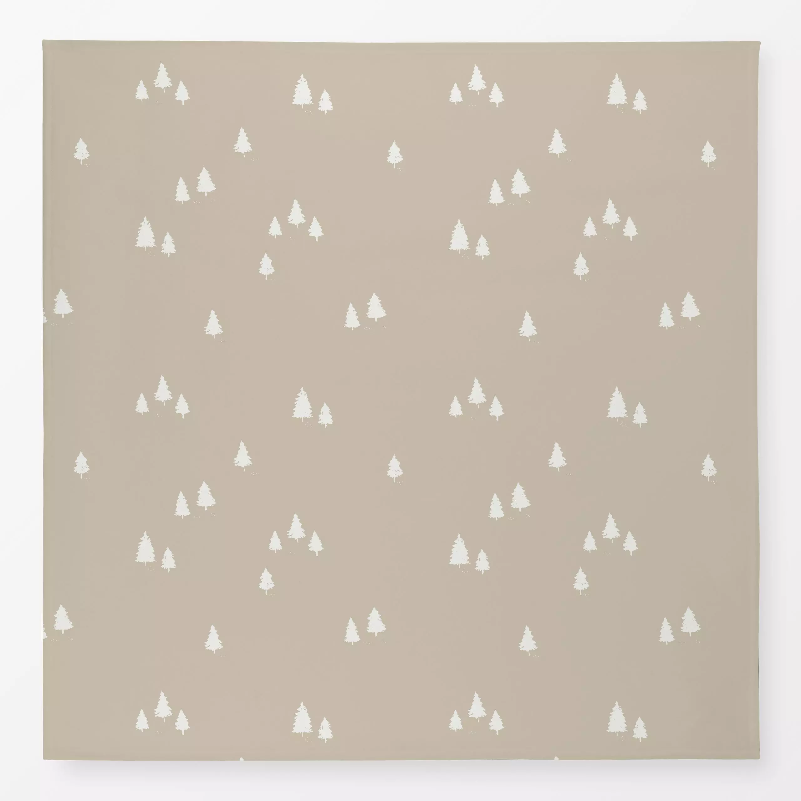 Tischdecke Wintertrees light fog - Herbst, Natur & Landschaft, Pflanzen & Botanik - von „Katrin Graff"; Wald, Tannenbaum, We...