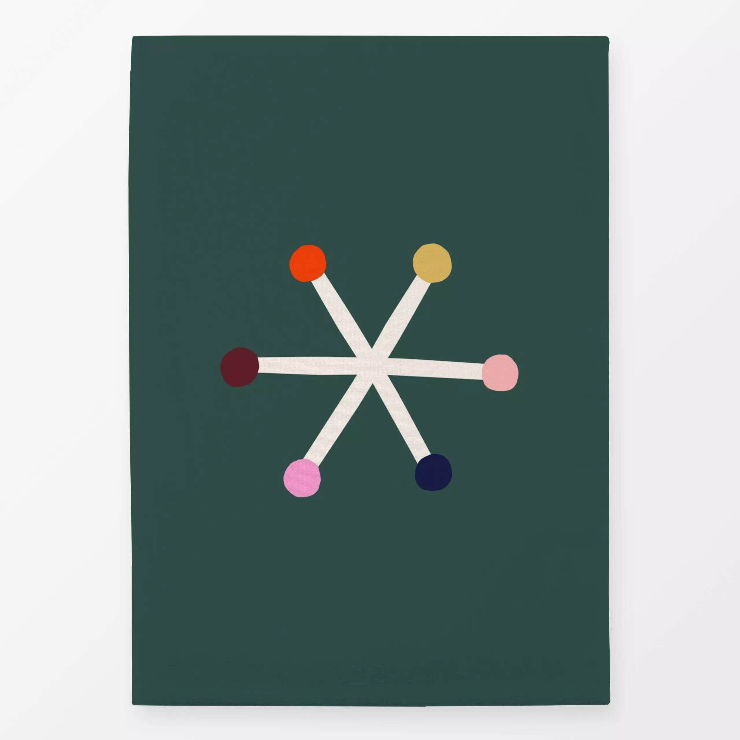 Geschirrtücher Schneeflocke - Weihnachten, Winter, Symbole & Muster - von „Maren Gross "; abstrakt, Schneeflocken, Sterne, W...