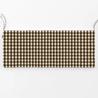 Bankauflage Gingham soft brown