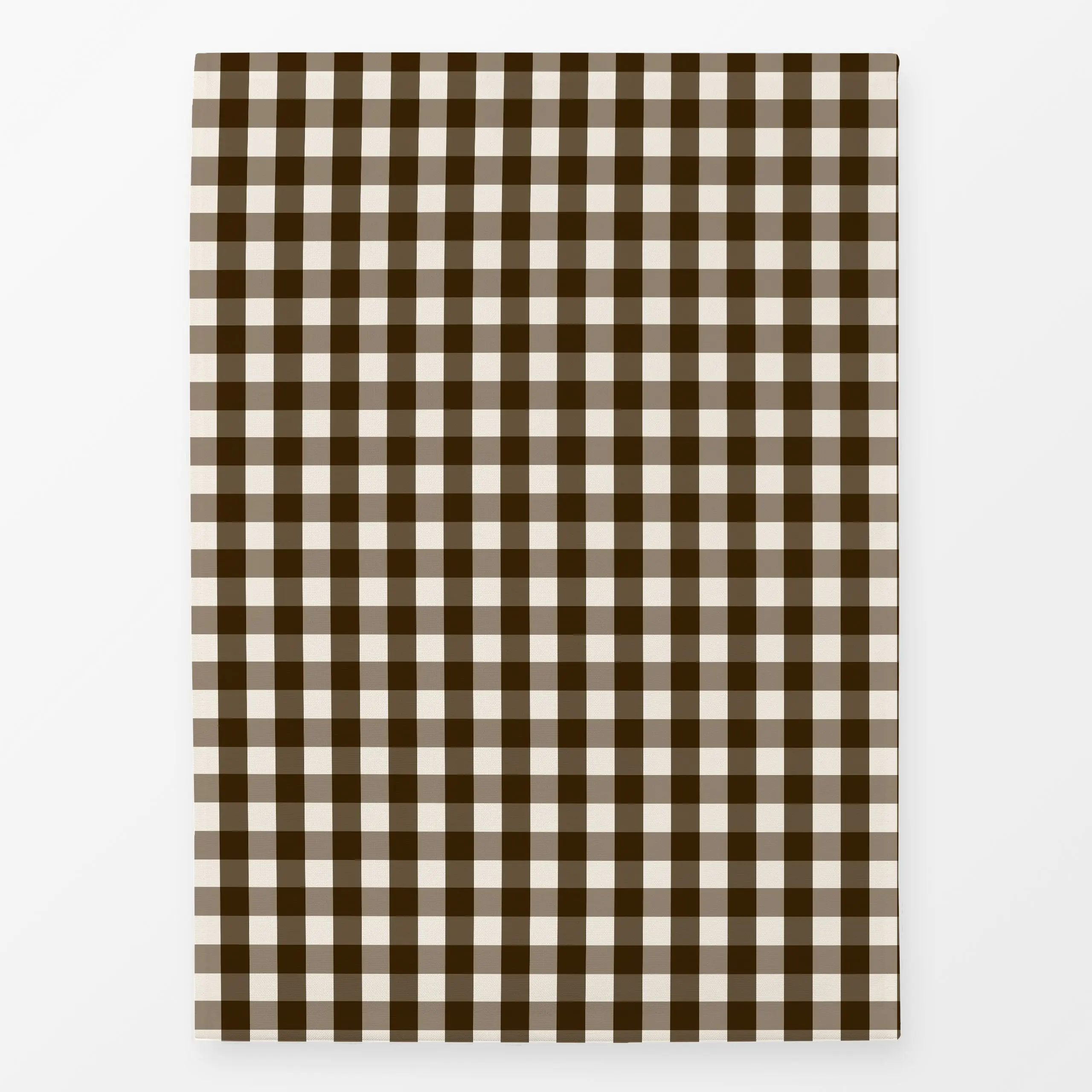 Geschirrtücher Gingham soft brown - Weihnachten, Winter, Symbole & Muster - von „Fjord Studio"; Weihnachten, Braunschweig, W...