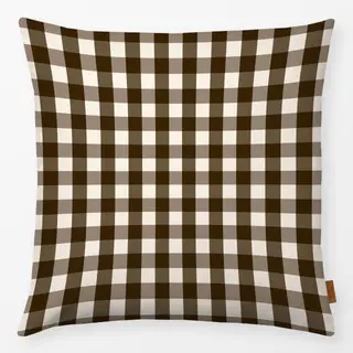 Kissen Gingham soft brown
