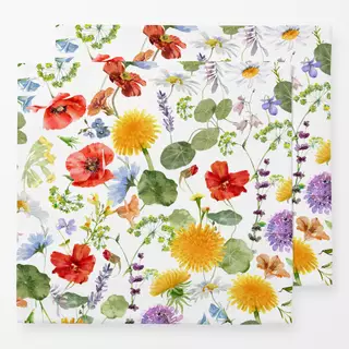 Servietten Bunter Wildblumen Garten