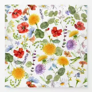Tischdecke Bunter Wildblumen Garten