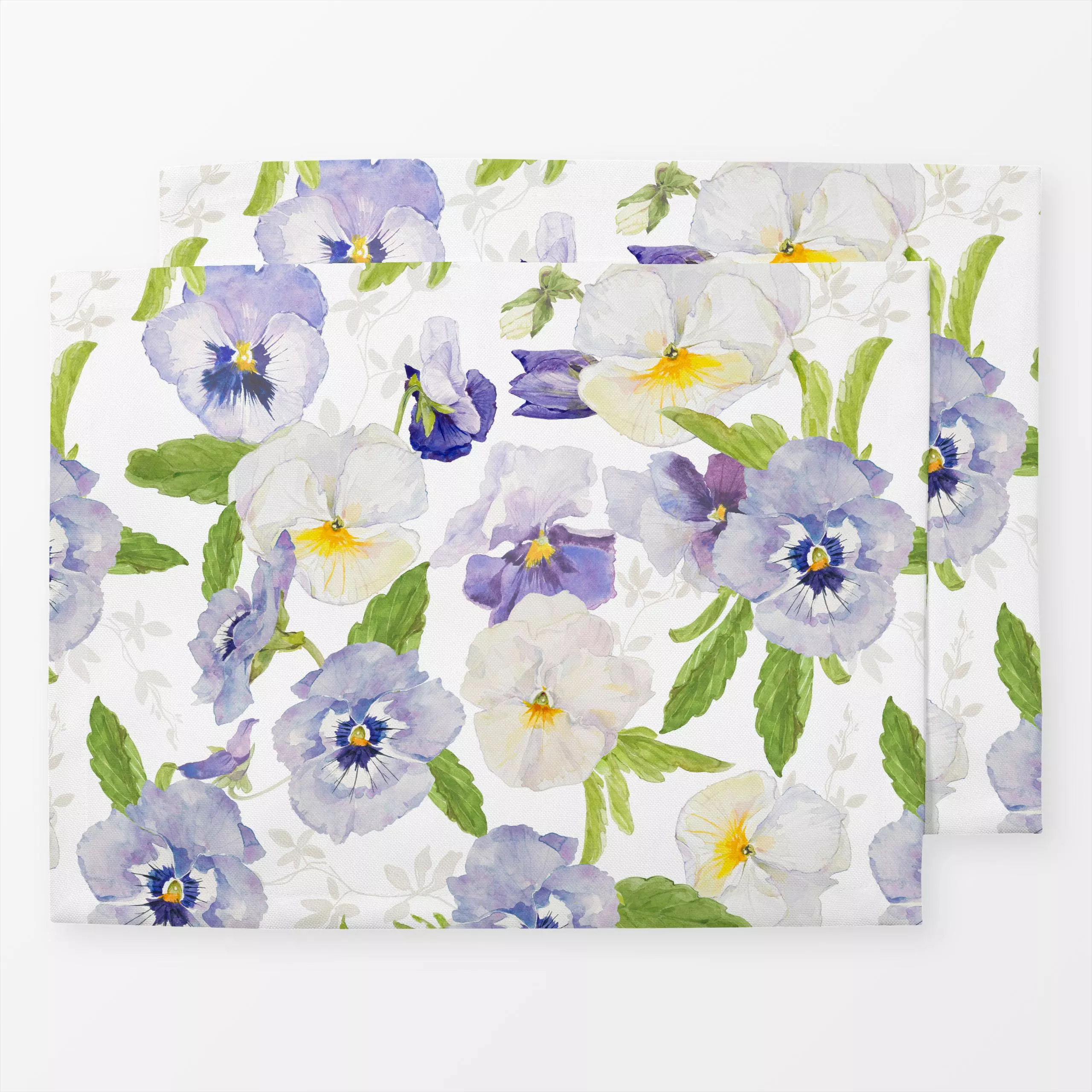 Tischset Stiefmütterchen Garten, Blumen, von Uta Naumann