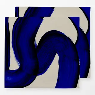 Servietten Blue Loops 2