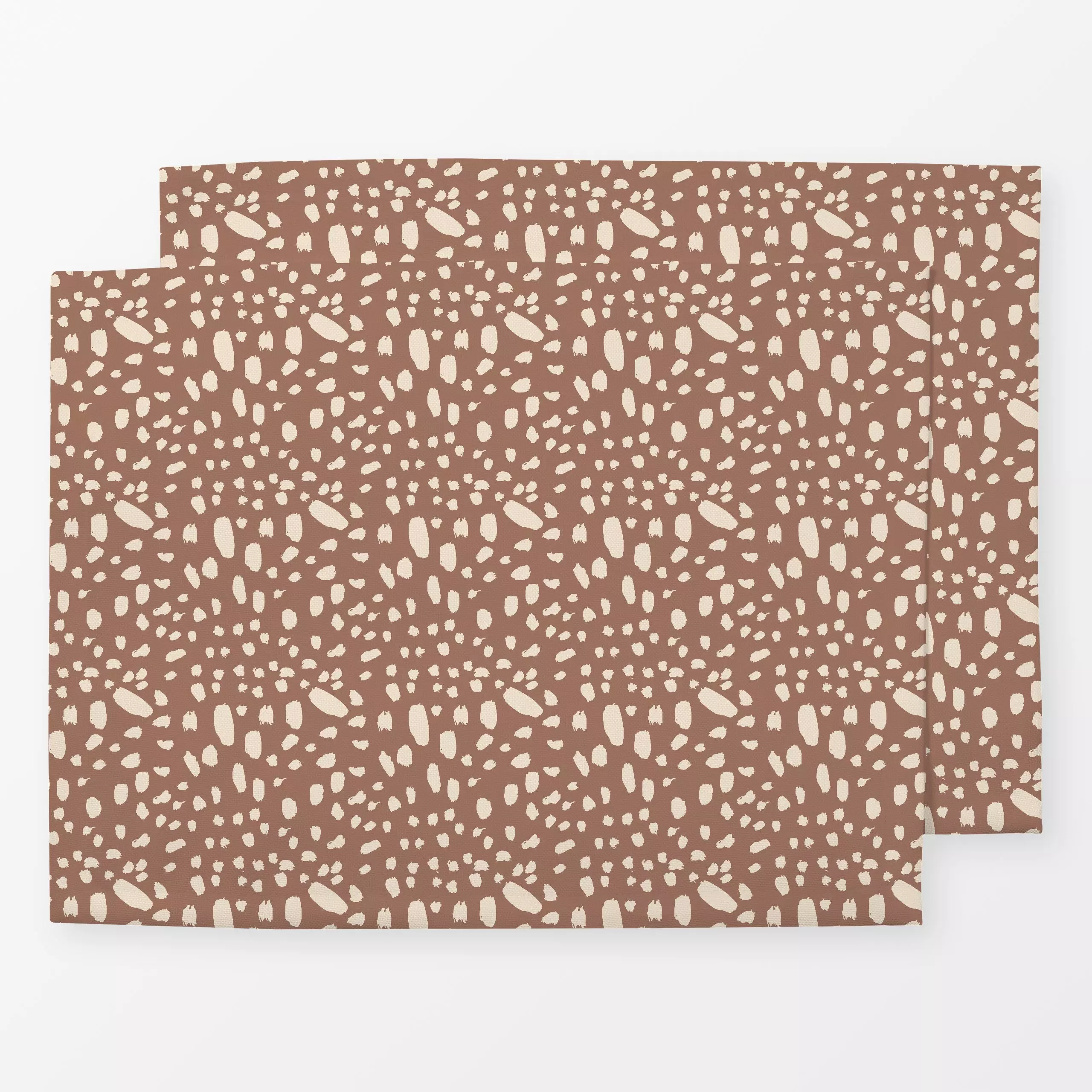 Tischset Mocha Mousse Dots, gemustert, von Patries Elisabeth