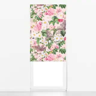 Raffrollo Üppiger Sommer Blumengarten