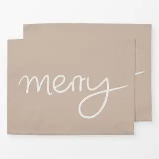 Tischset Merry sand beige