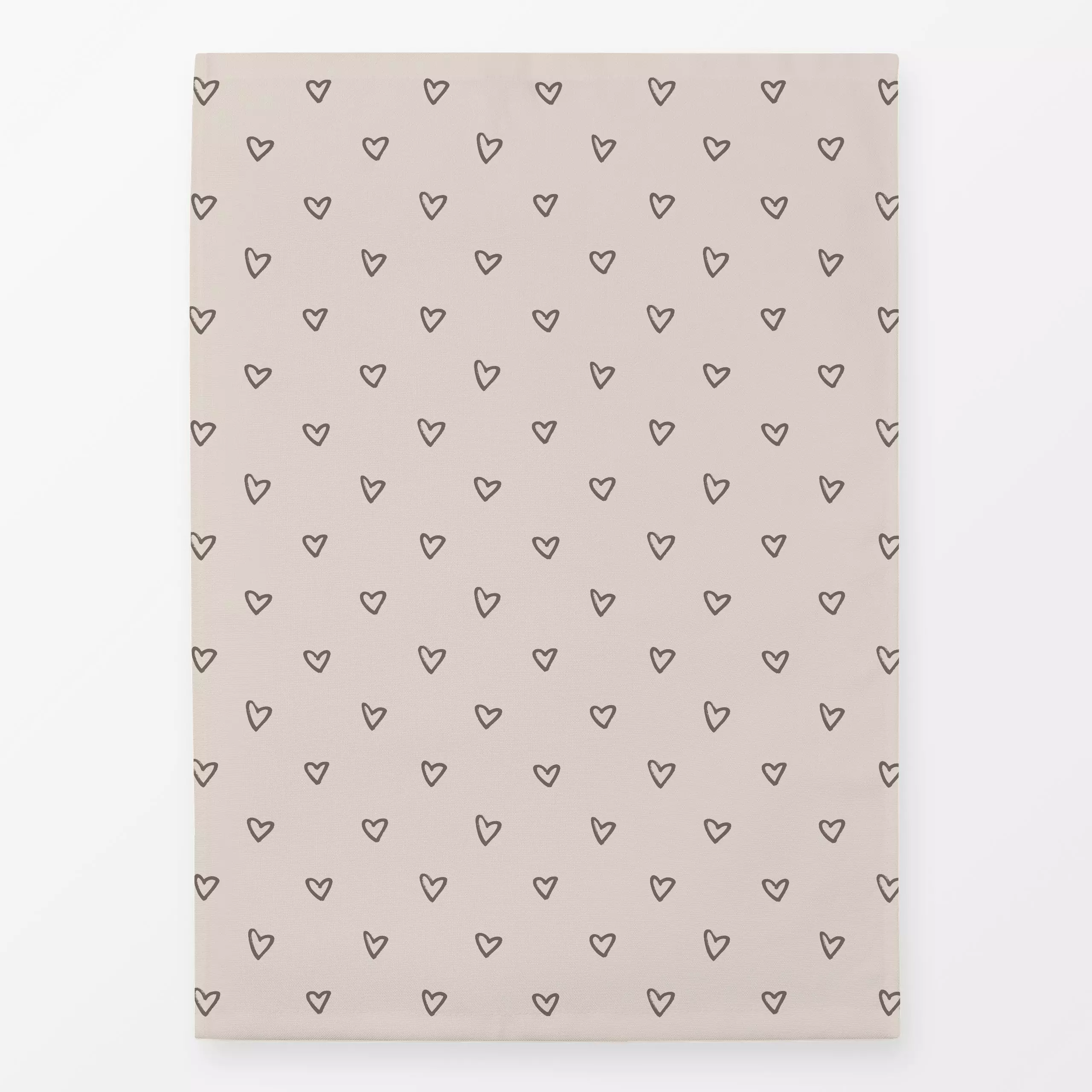 Geschirrtücher LOVE FIRST Herzchen 3 - Liebe, Romantik & Pride, Anlässe - von „Primus Pattern"; boho, Herzen, Liebe, monochr...