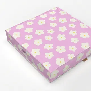 Bodenkissen Blümchen lila