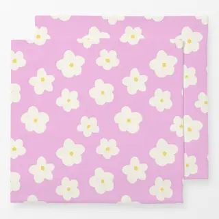 Servietten Blümchen lila