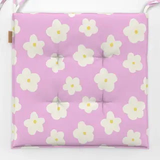 Sitzkissen Blümchen lila