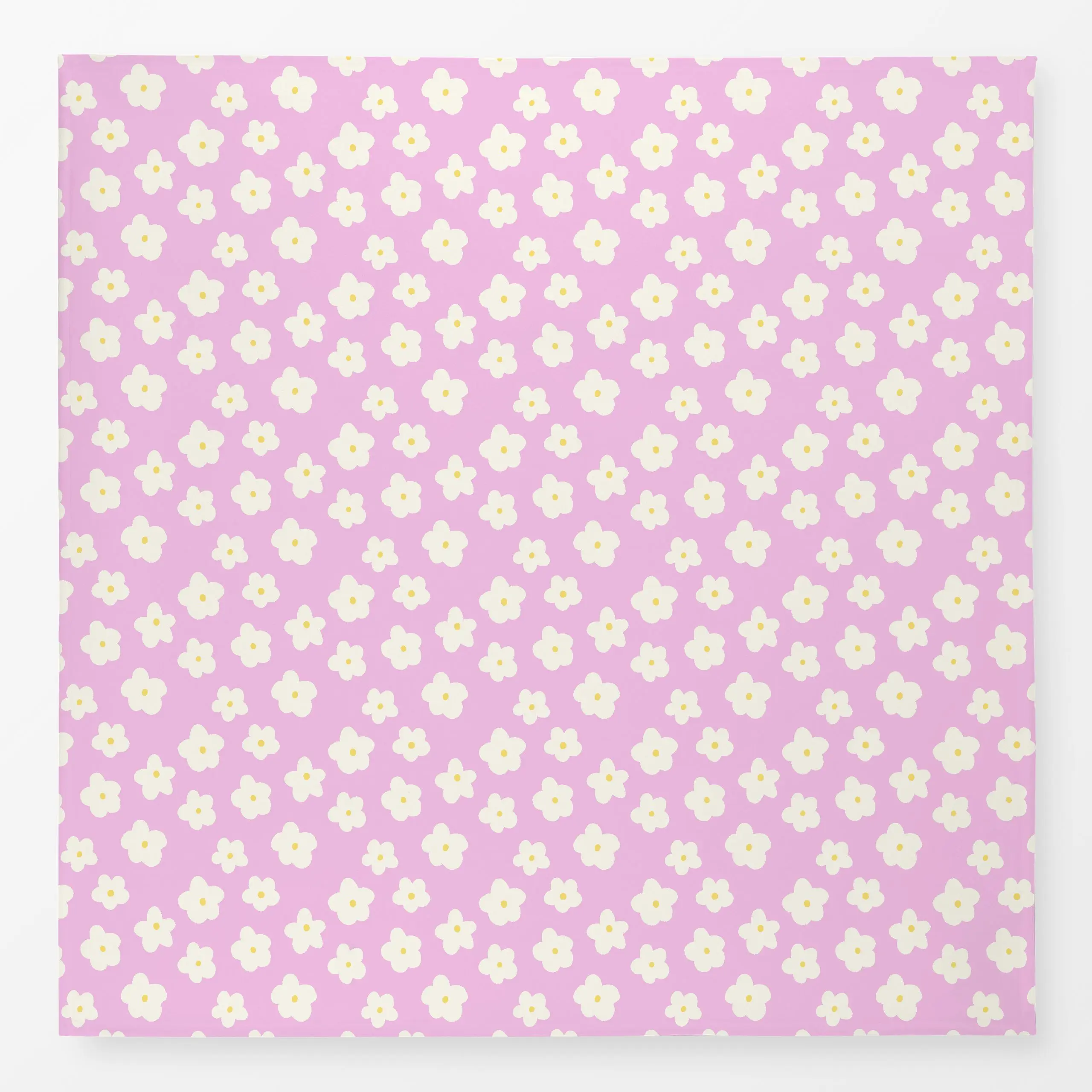 Tischdecke Blümchen lila - Blumen & Florales, Frühling - von „Janna Schipper"; Muster, rosa, Blumen, Retro, Sommerblumen, So...