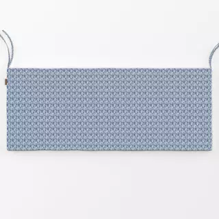 Bankauflage Muschel dunkelblau