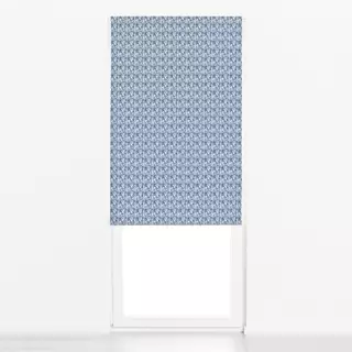 Raffrollo Muschel dunkelblau