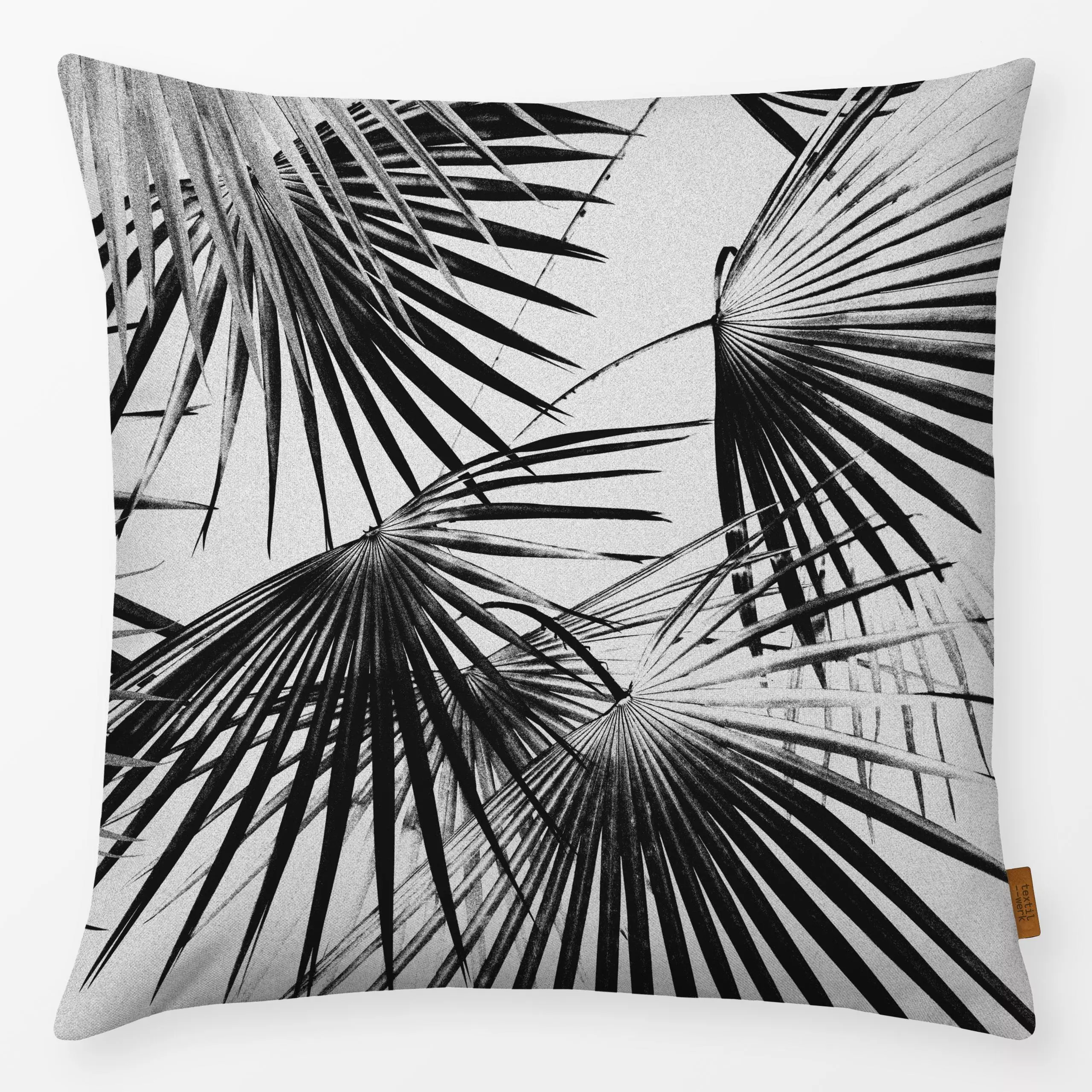 Kissen Tropical 5 - Pflanzen & Botanik - von „LEEMO"; Natur, Retro, Blätter, Pflanzen, Palmenwedel, botanik, Fotografie, Som...