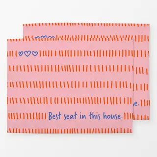 Tischset Best-seat-rosa