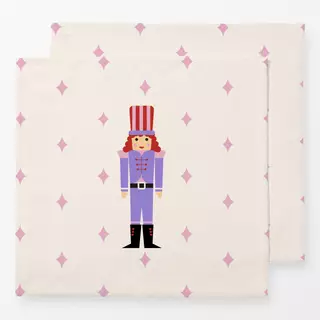 Servietten Nussknacker Lady