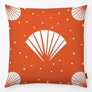 Kissen Abstract Shell orange